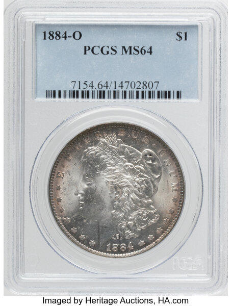 1884-O $1  Clashed Dies, VAM-56A MS thumbnail 6