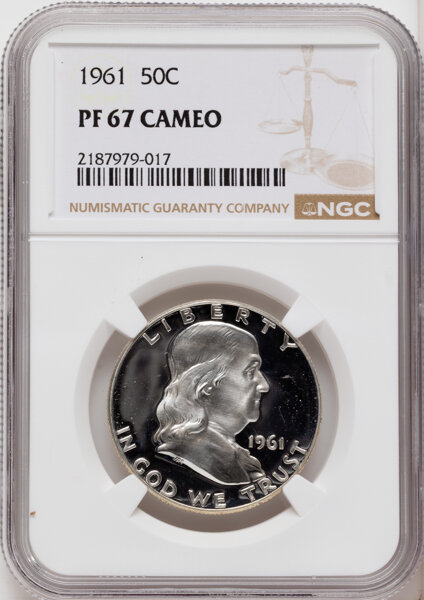 1961 50c PR CAM PR62 CAM CAC thumbnail 3