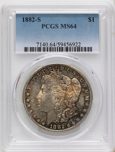 1882-S $1 G6 CAC thumbnail 3