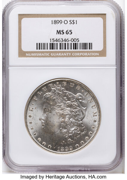 1899-O $1 AU53 CAC thumbnail 5