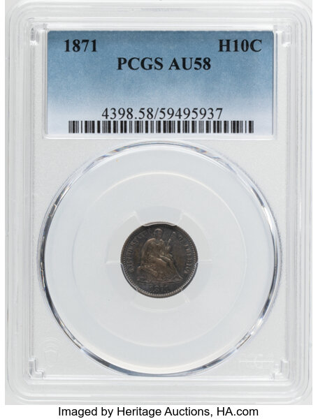 1871 H10c Misplaced Date, FS-301 MS thumbnail 2
