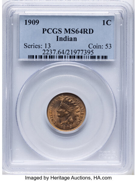 1909 1c Indian MS RD thumbnail 5