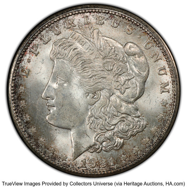 1921-S $1  Thorn Head, VAM-1B3 MS thumbnail 3