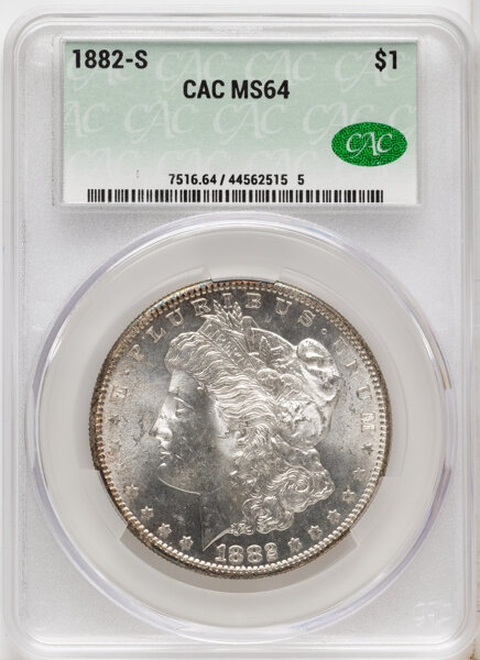 1882-S $1 G6 CAC thumbnail 4
