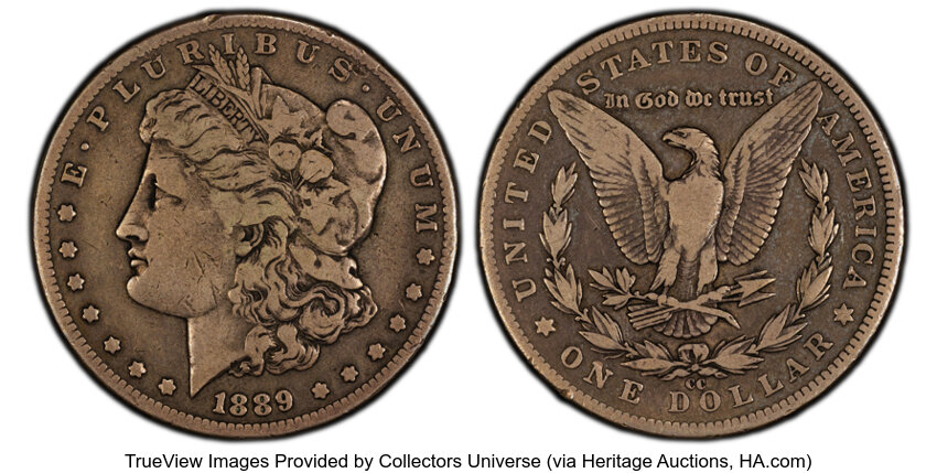 1889-CC $1  Dropped C, VAM-5A MS65 CAC thumbnail 2
