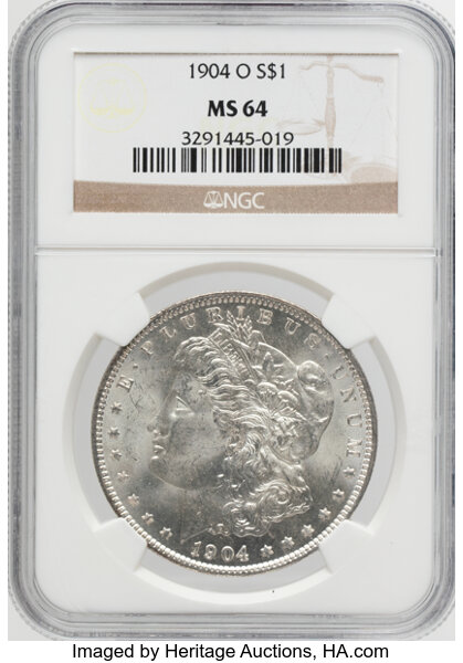 1904-O $1  Clashed G Obverse, VAM-32  MS thumbnail 3