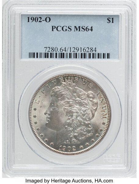 1902-O $1  Clashed Dies, VAM-45A MS64 CAC thumbnail 3
