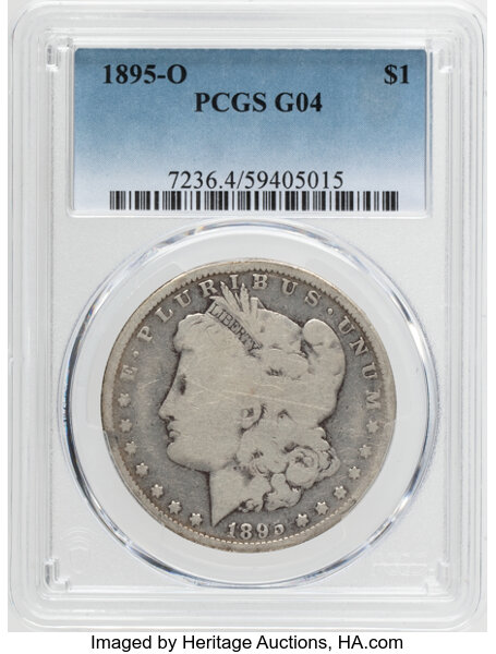 1895-O $1 VG8 CAC thumbnail 2
