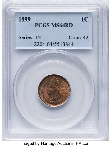 1899 1c MS RD MS67 RD CAC thumbnail 3