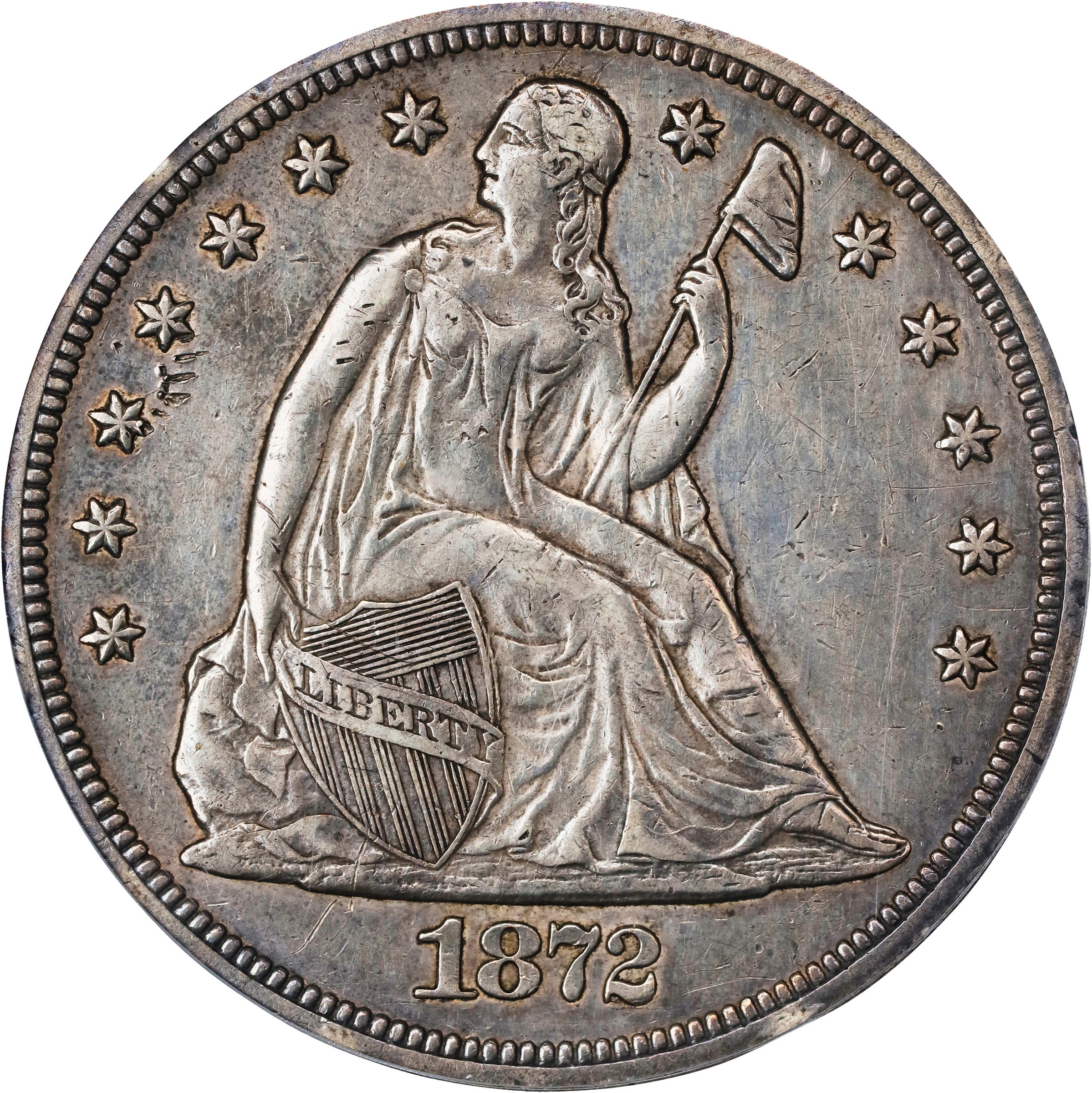 1872-CC $1 AG2 CAC thumbnail 2