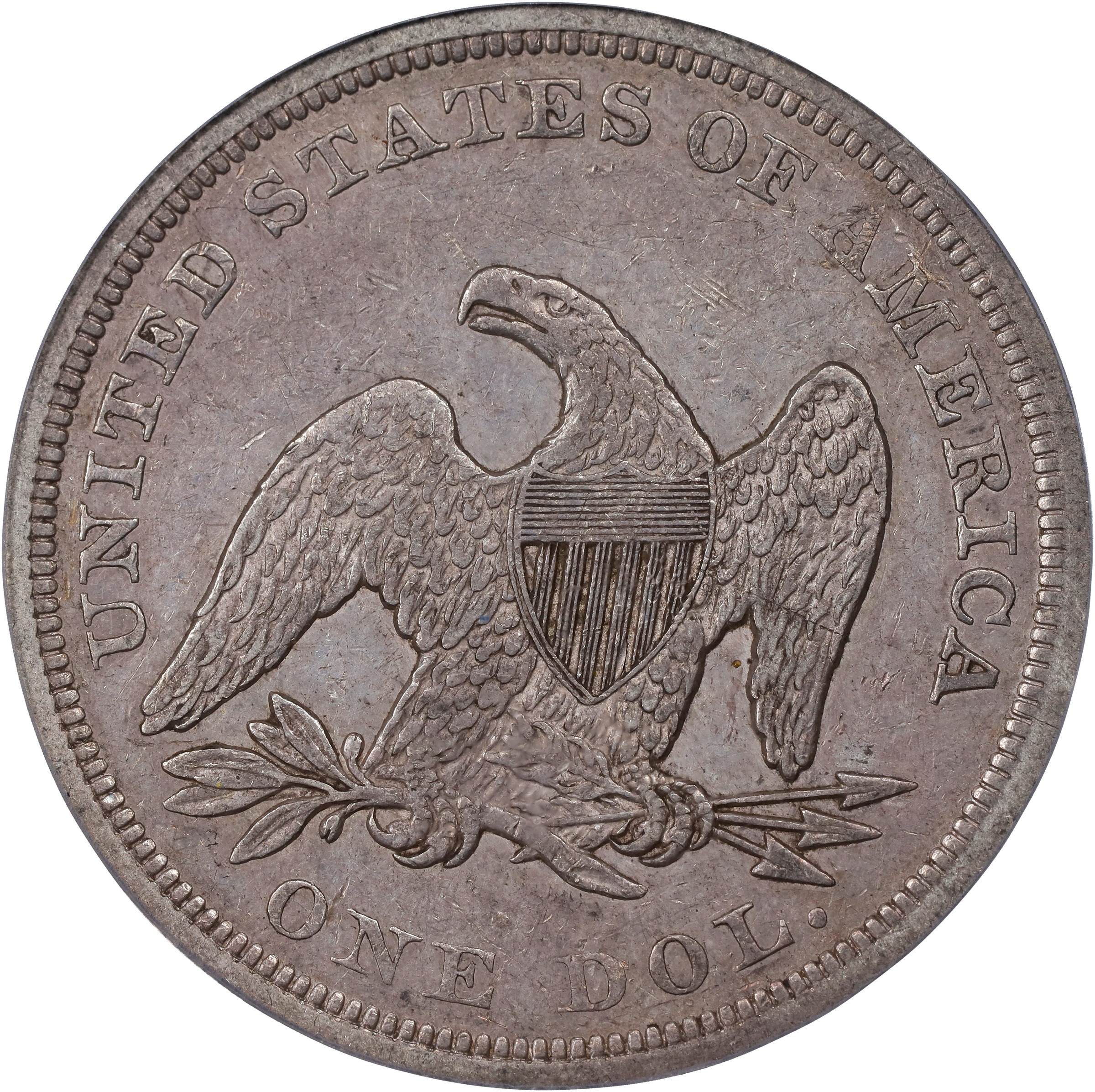 1850 $1 VF20 CAC thumbnail 20