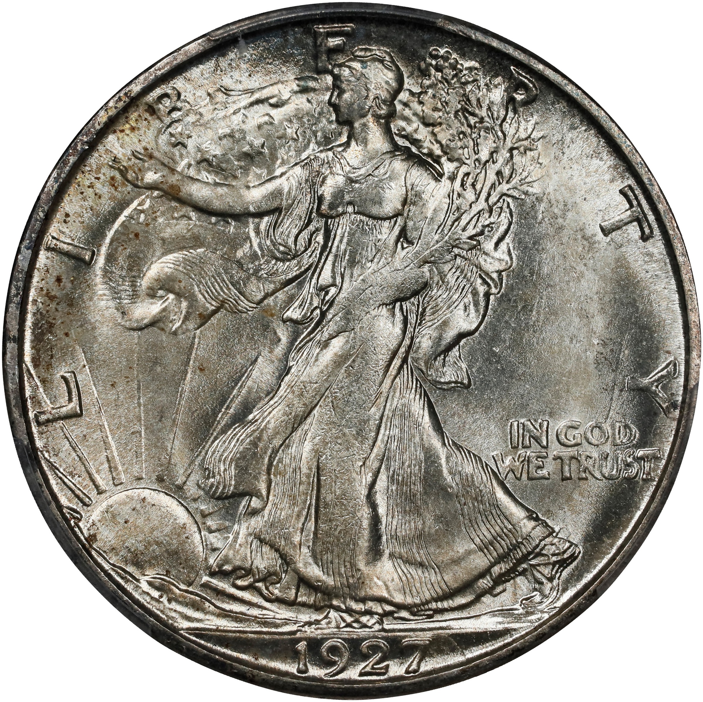 1927-S 50c XF45 CAC thumbnail 5