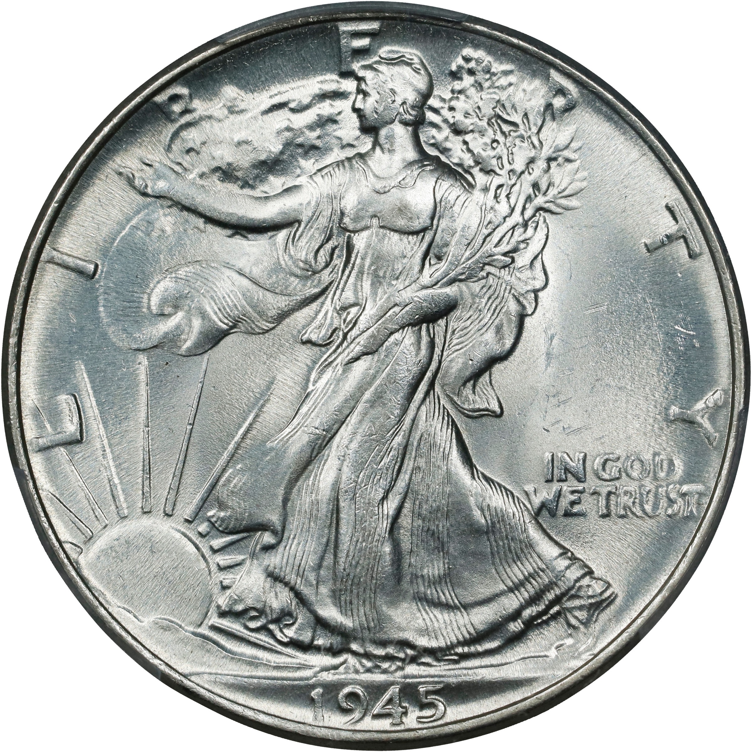 1945 50c AG3 CAC thumbnail 3