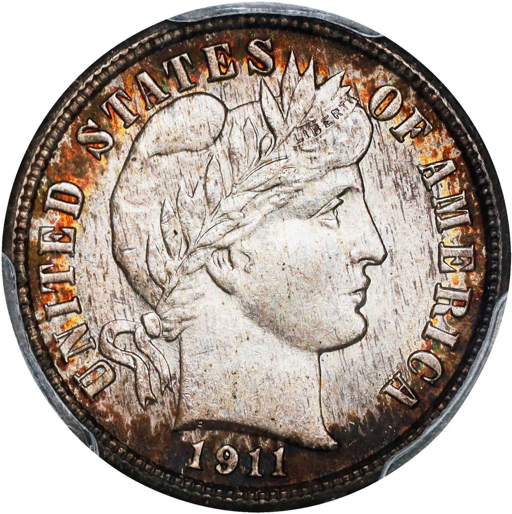 1911 10c VG8 CAC thumbnail 3