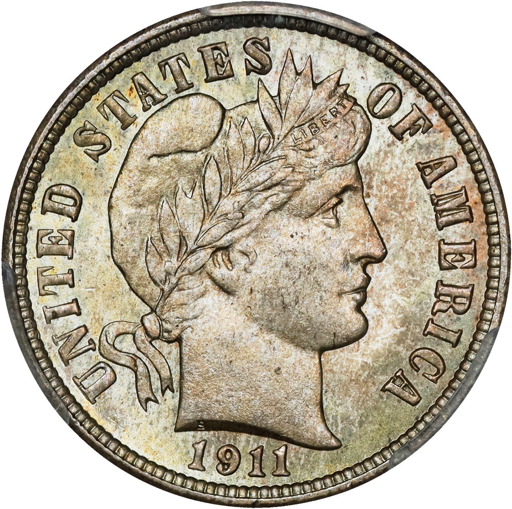1911-D 10c MS65 CAC thumbnail 3