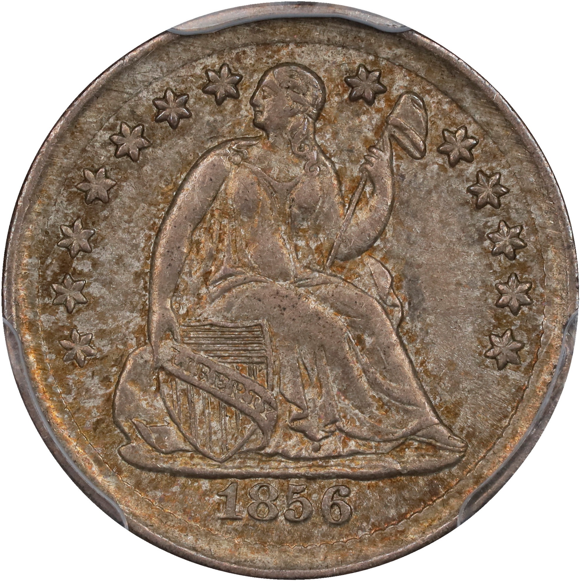 1856 H10c AU53 CAC thumbnail 4
