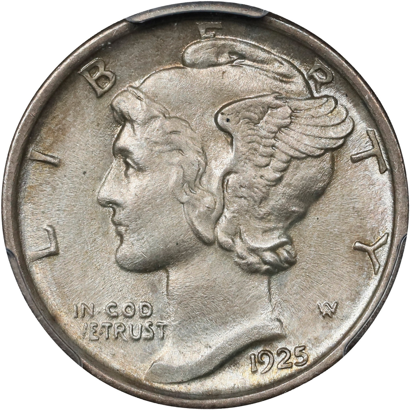 1925-D 10c AU50 CAC thumbnail 3