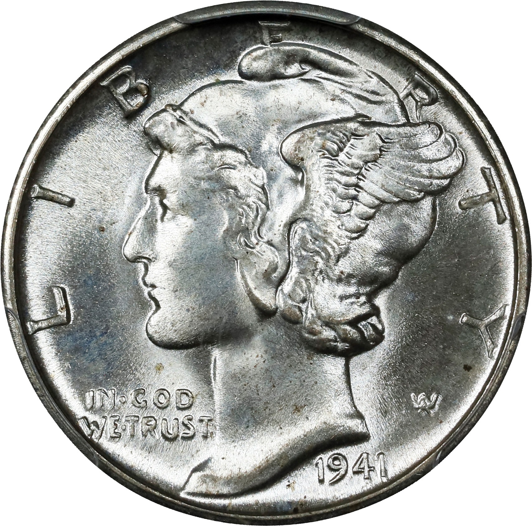 1941-D 10c MS FB MS62 FB CAC thumbnail 4