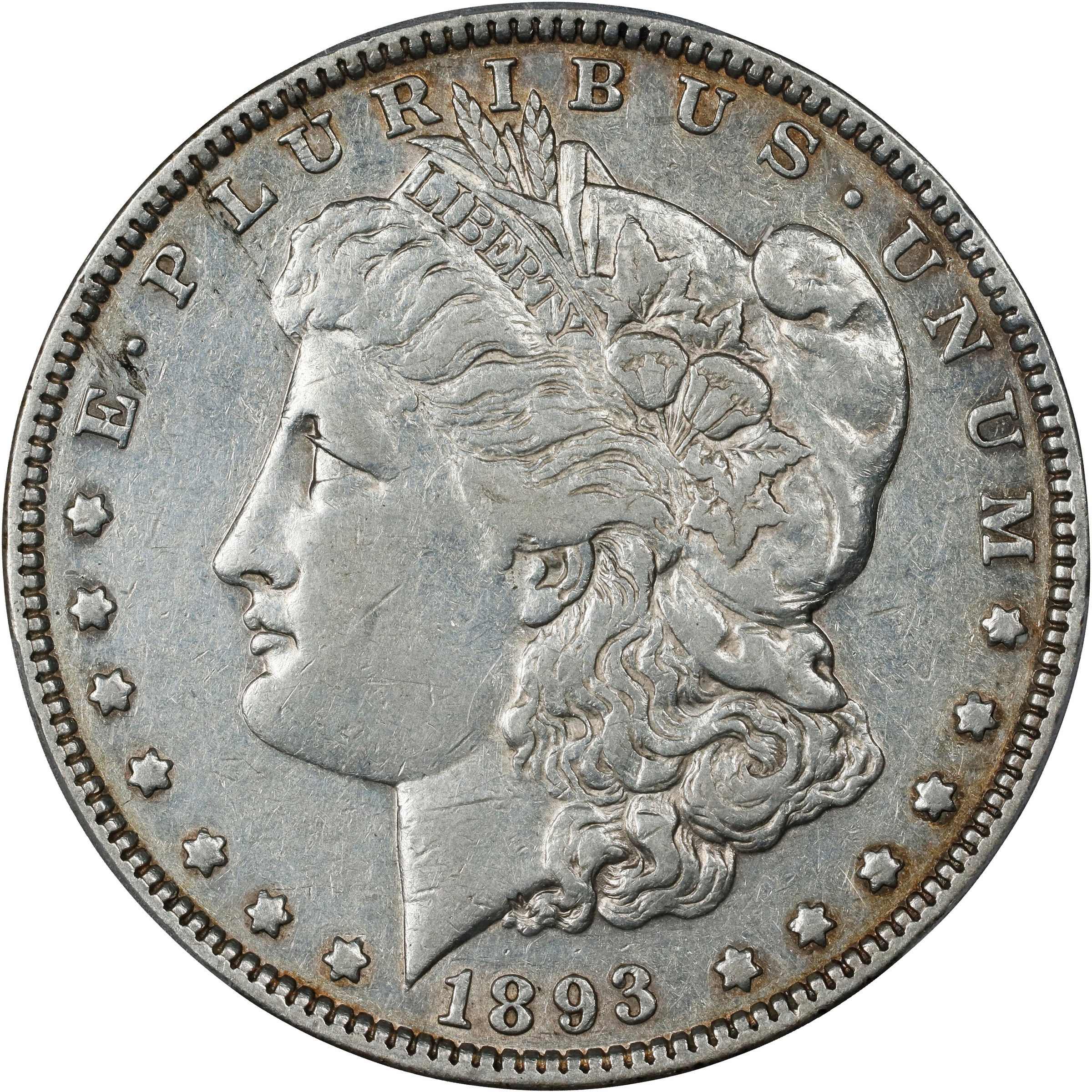 1893 $1 MS64 CAC thumbnail 3