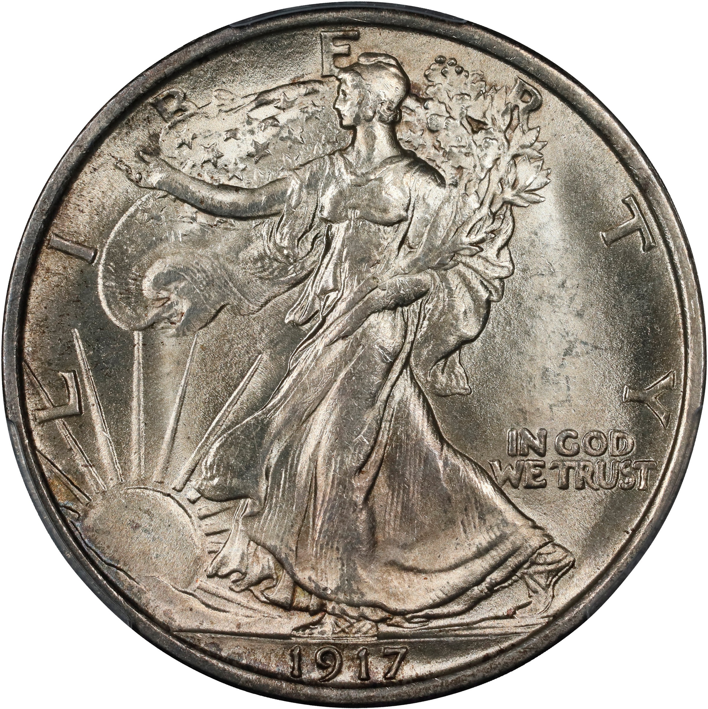 1917 50c VF30 CAC thumbnail 3