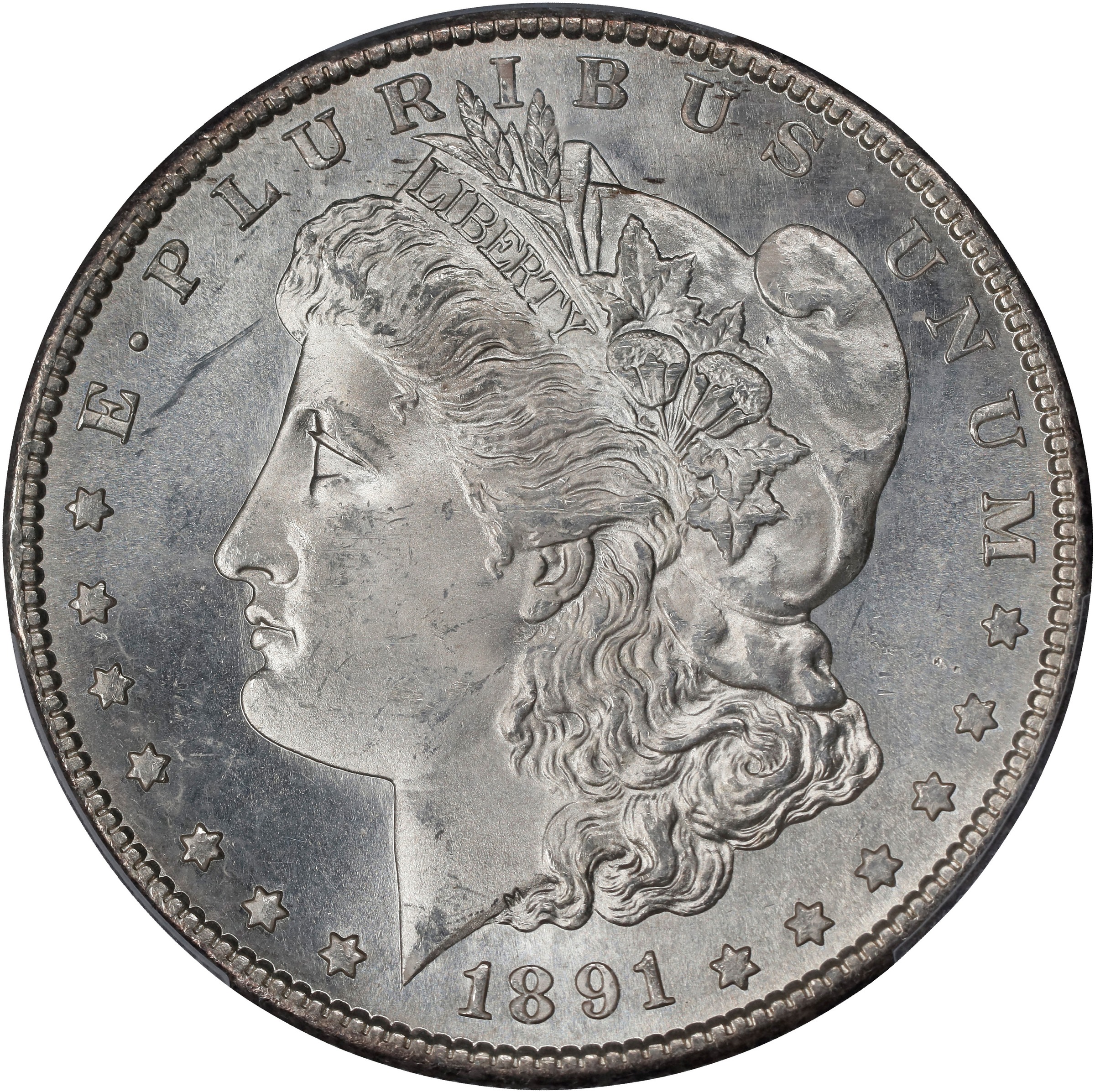 1891-S $1 MS64 CAC thumbnail 3