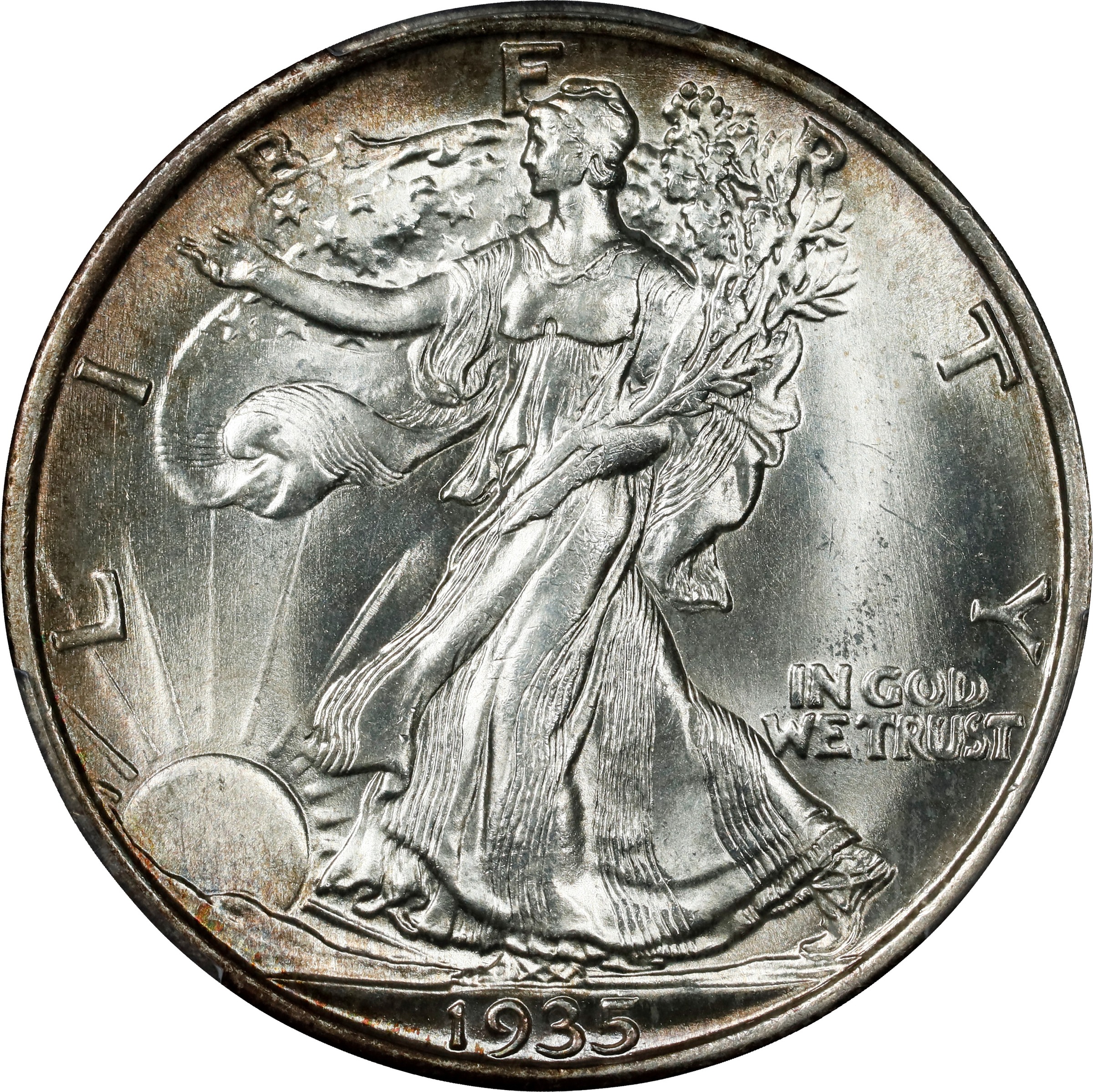 1935 50c XF45 CAC thumbnail 3
