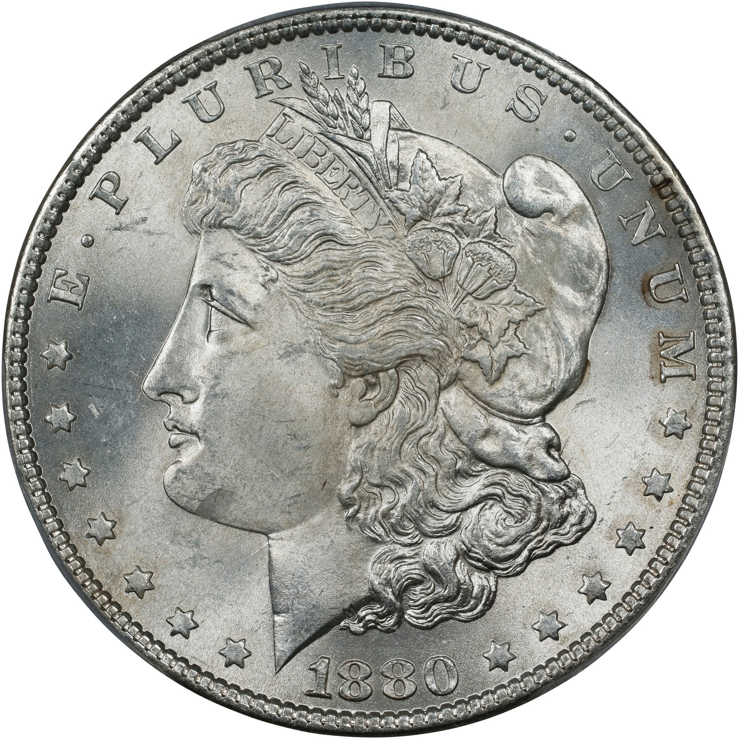 1880 $1  Checkmark, VAM-41A MS thumbnail 2