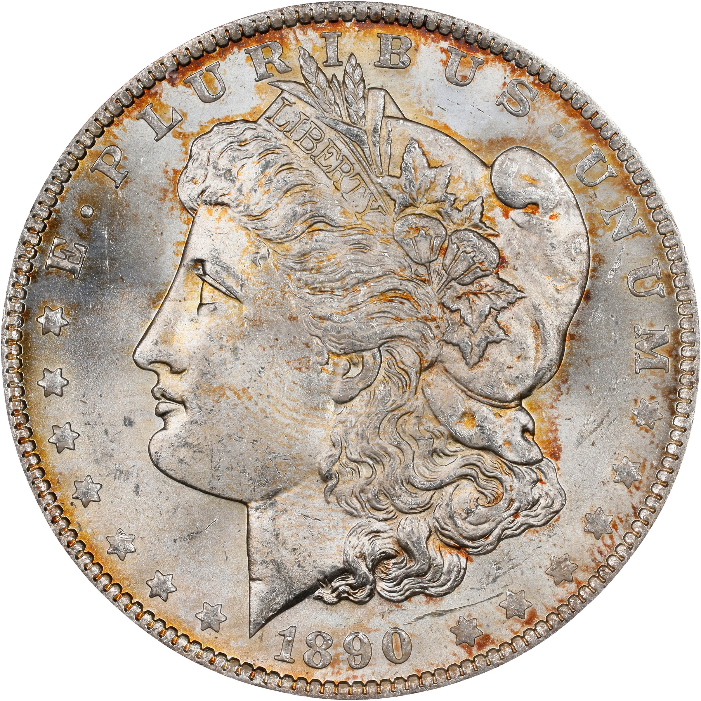 1890-O $1  Clashed Dies, VAM-2A1 MS thumbnail 4
