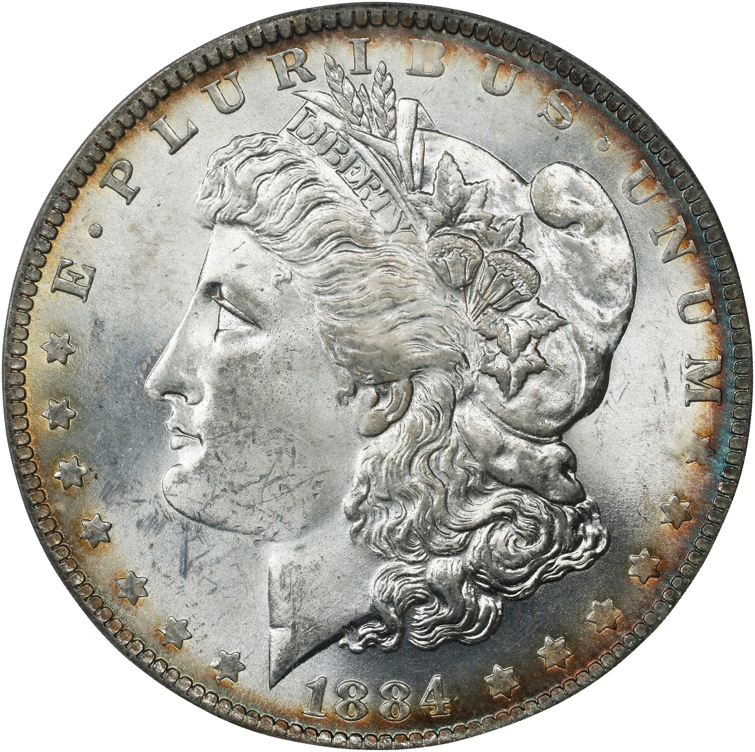 1884-O $1  Overlapping Reeds, VAM-42B MS thumbnail 3