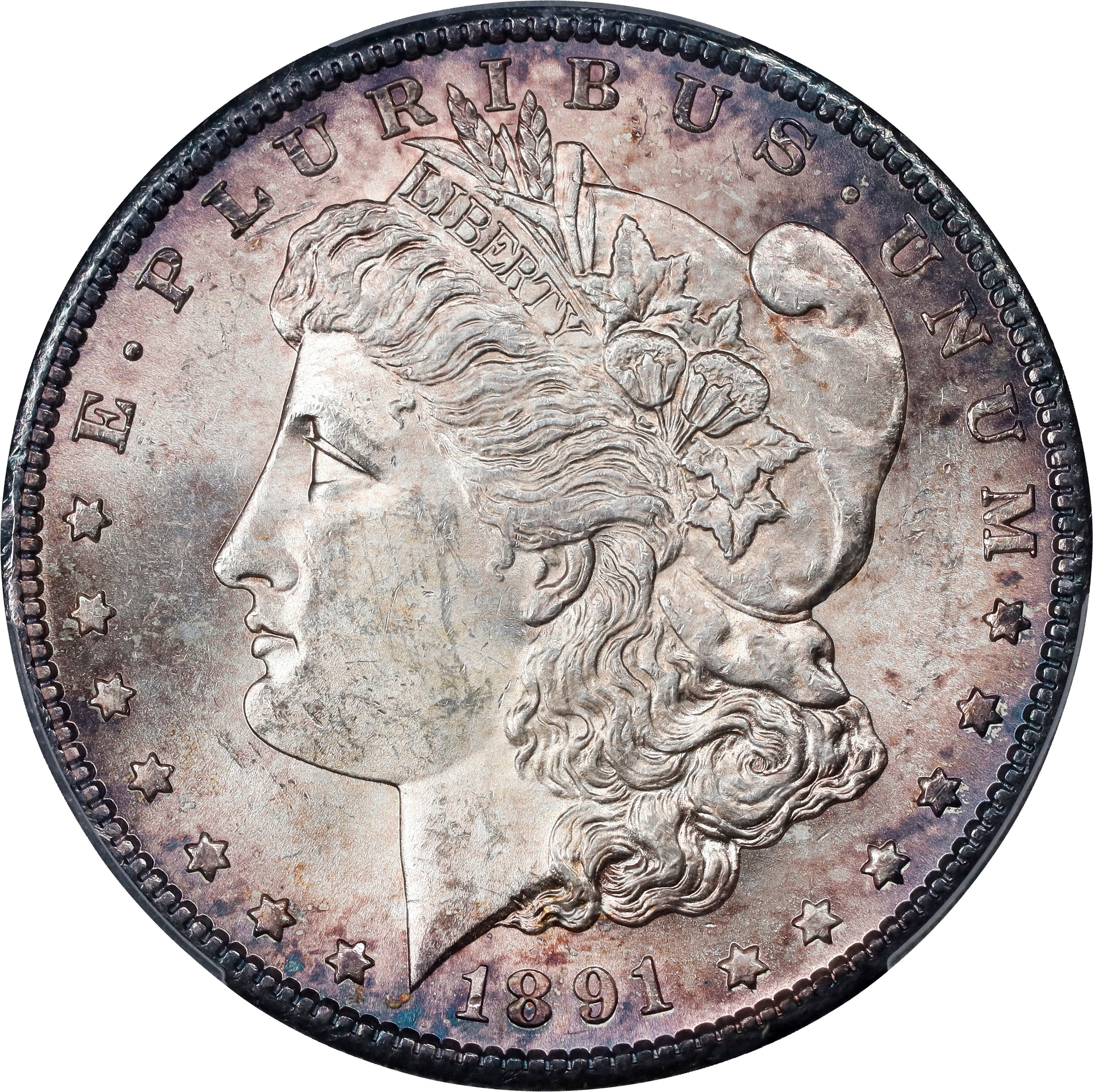 1891-S $1 MS64 CAC thumbnail 5