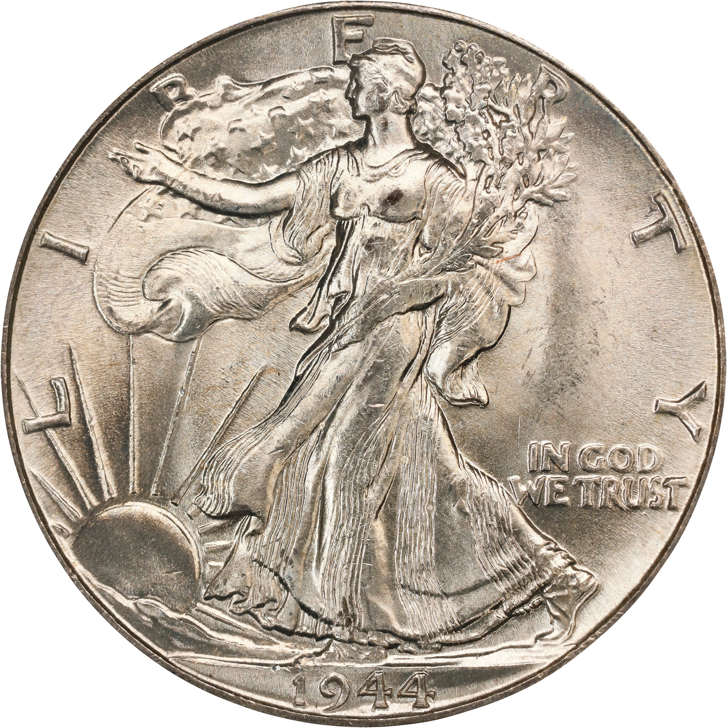 1944 50c VF30 CAC thumbnail 3