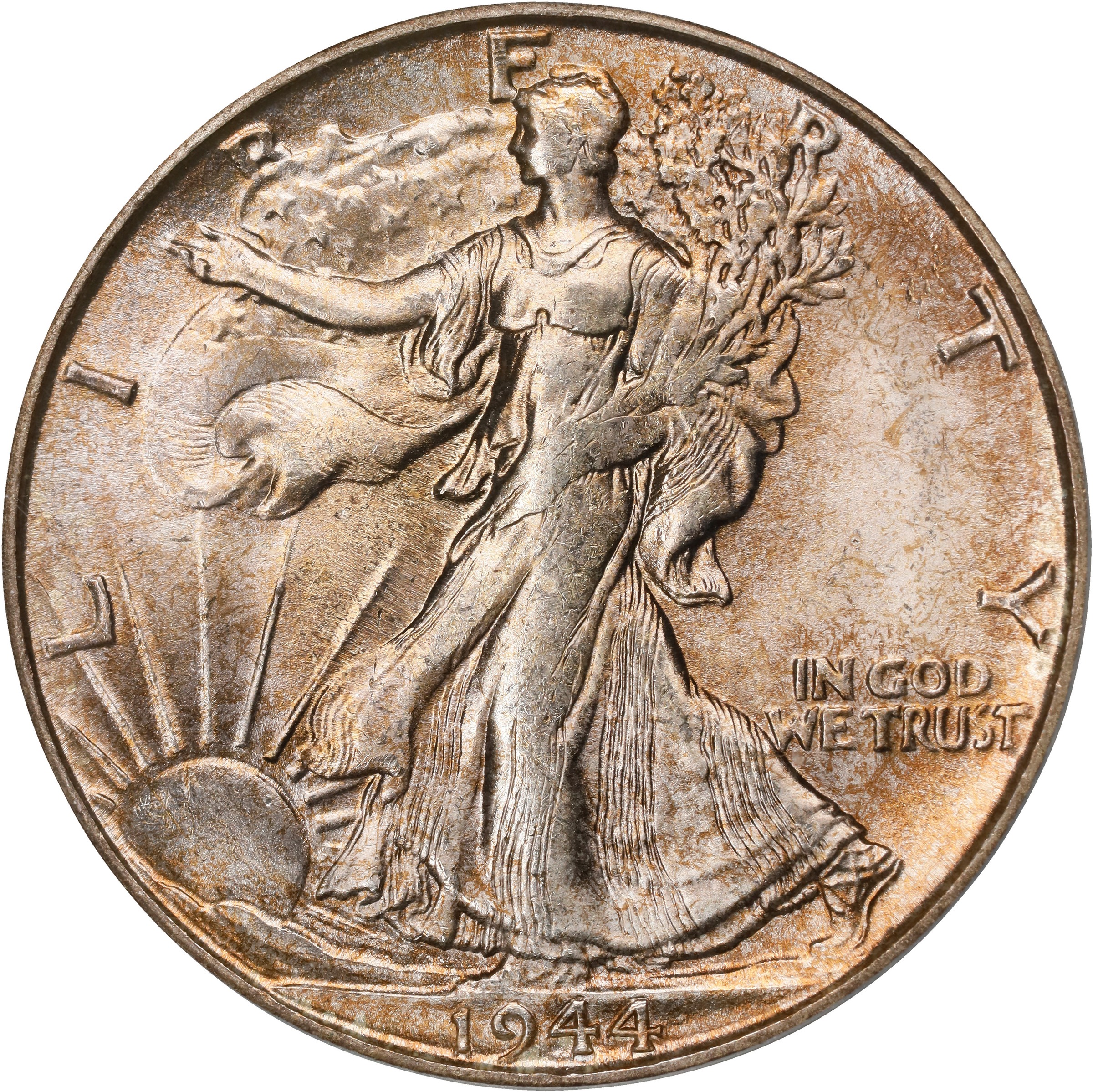 1944-S 50c VF35 CAC thumbnail 3