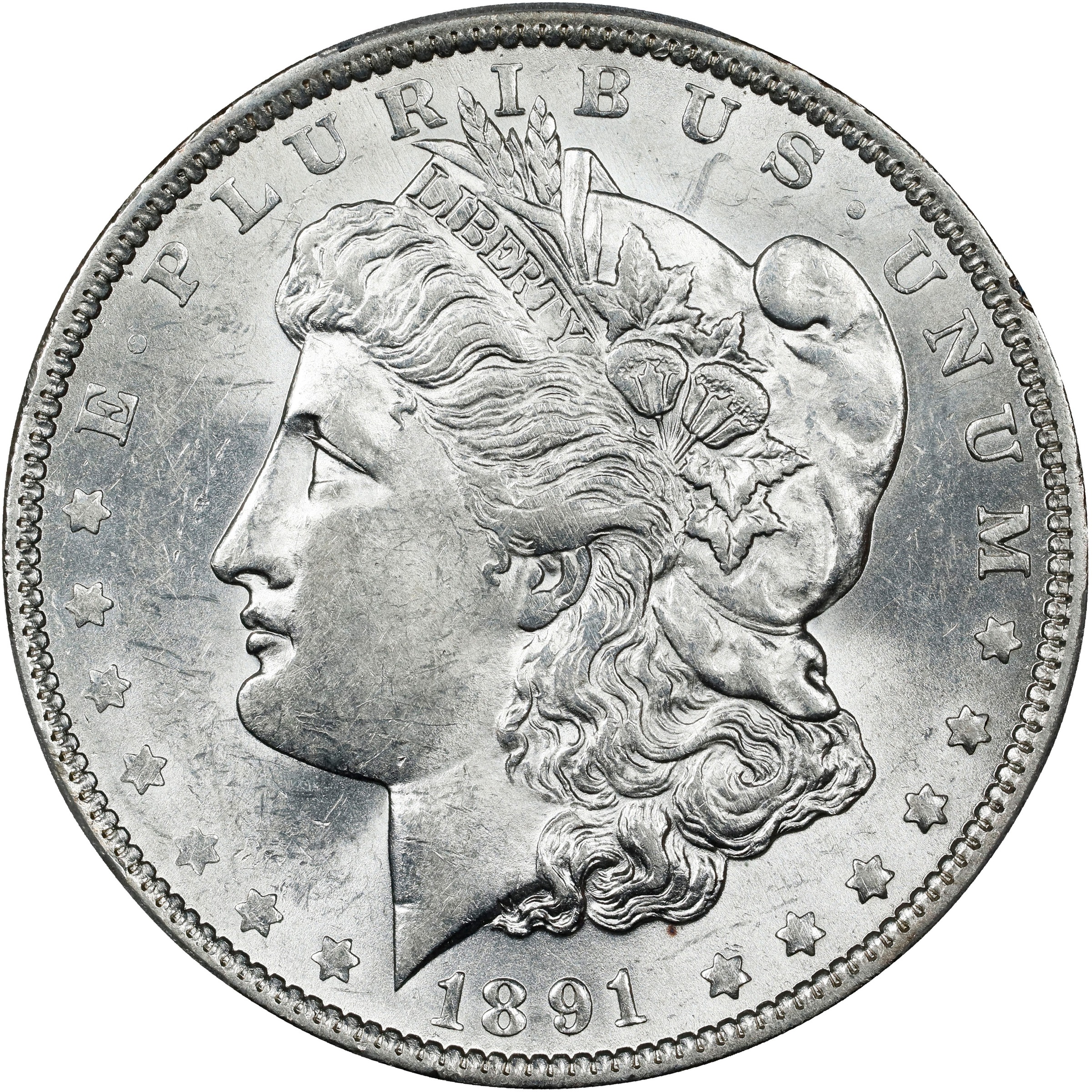 1891-O/O $1  Repunched Mintmark, VAM-5 MS thumbnail 3