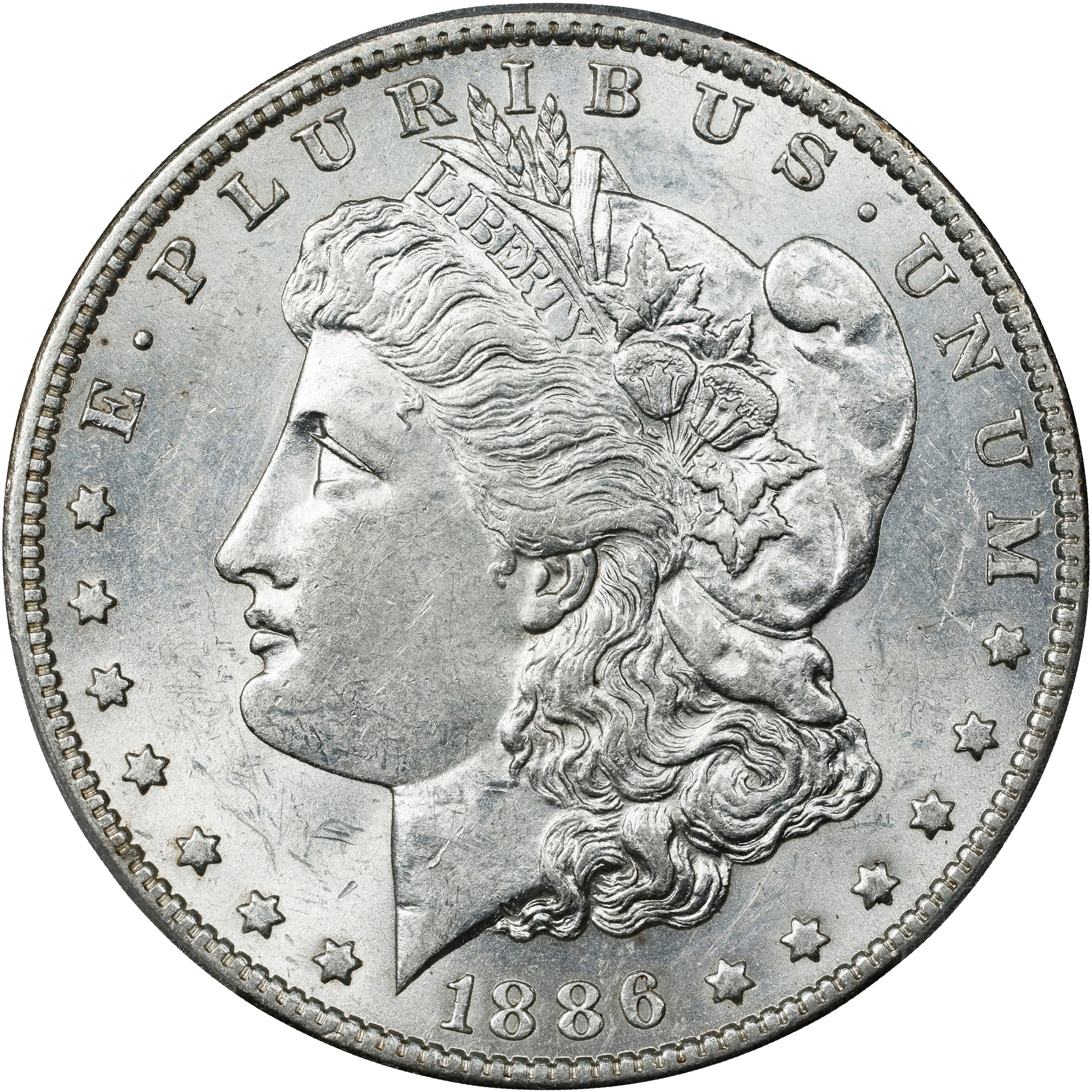 1886-O $1  Clashed Rev. BER, Multiple, VAM-1A2 MS thumbnail 3