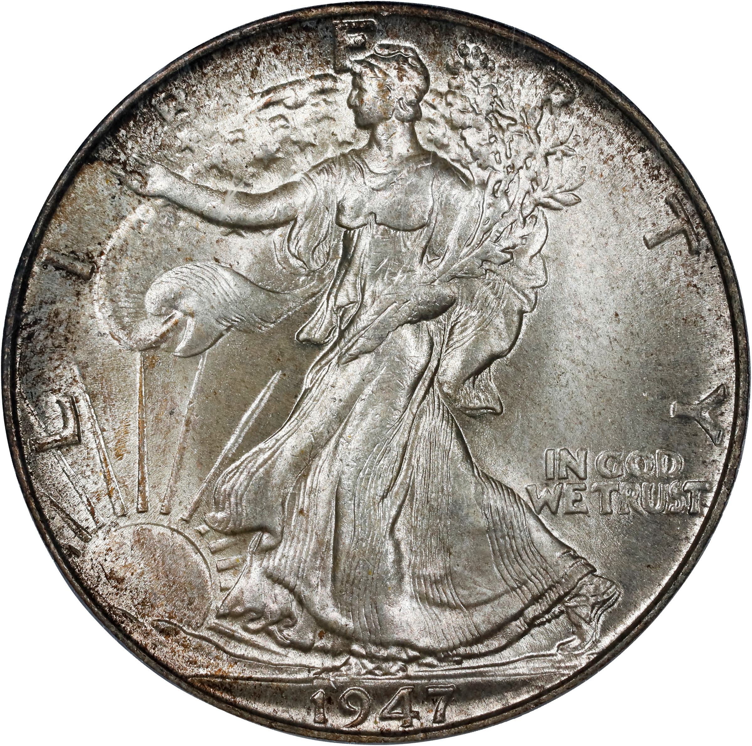 1947 50c AU50 CAC thumbnail 4