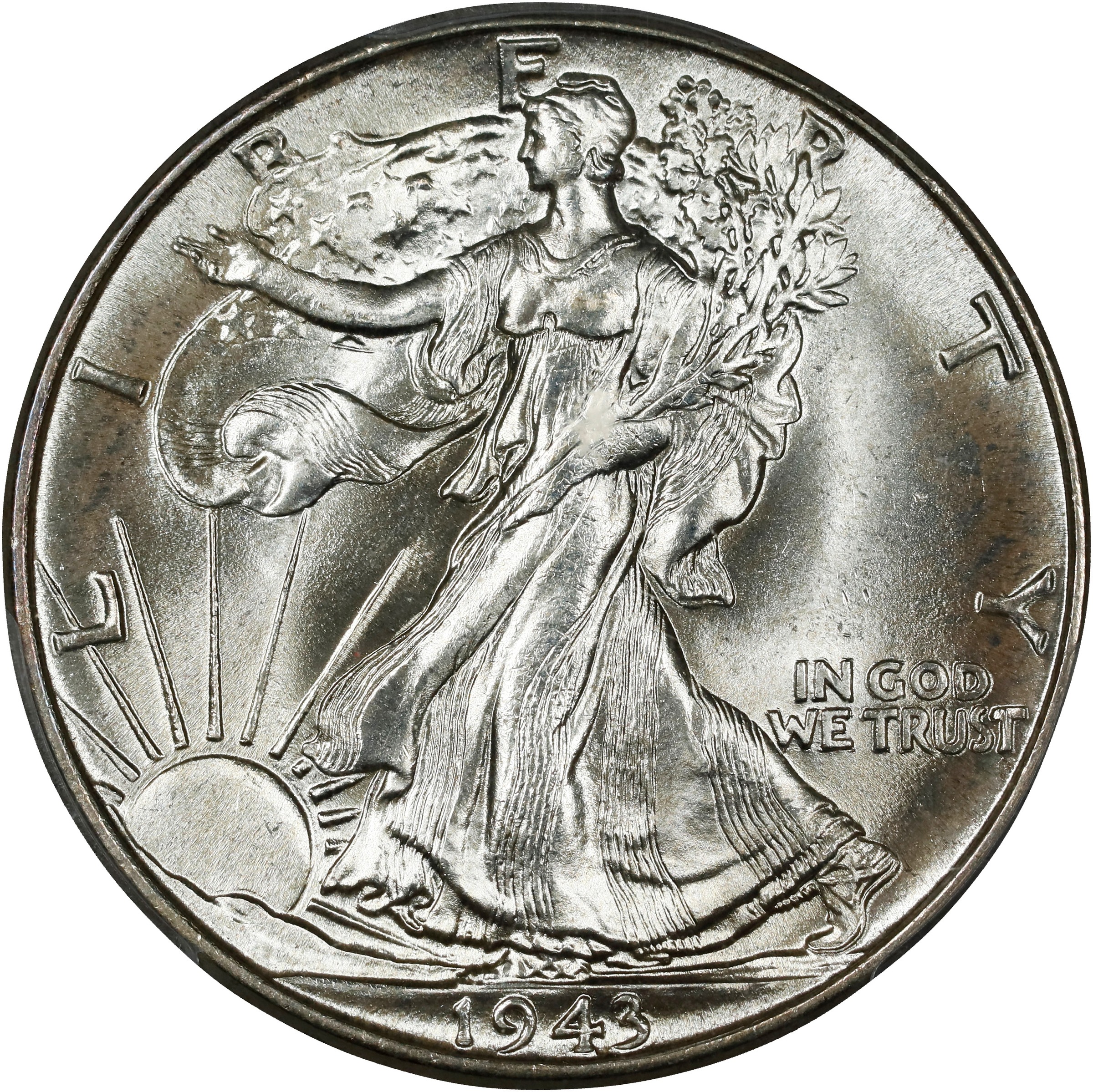 1943 50c G6 CAC thumbnail 4