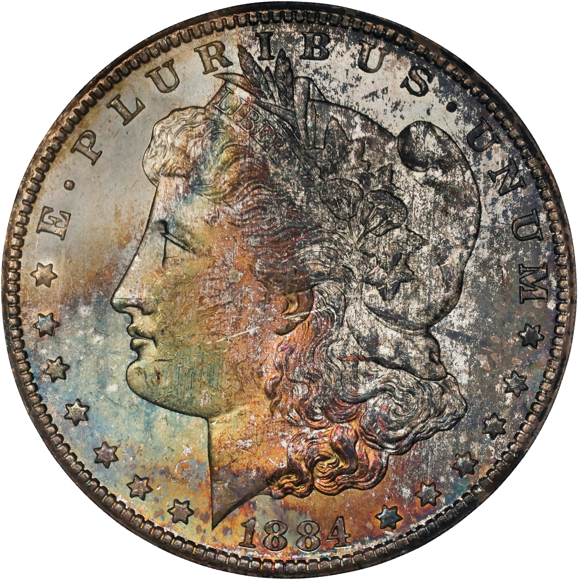 1884-CC $1 XF45 CAC thumbnail 7