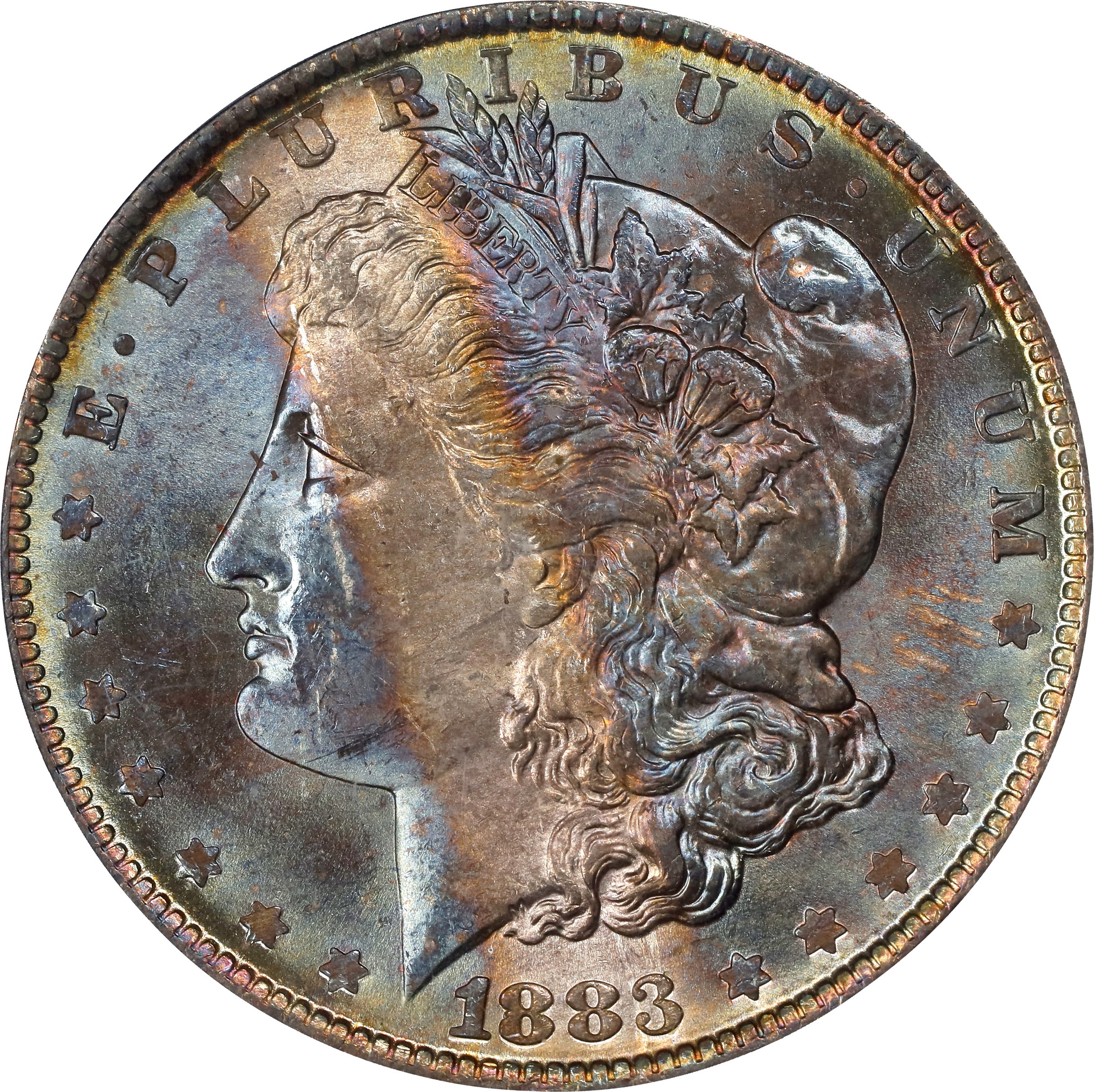 1883-O $1  Clashed Reverse M, VAM-1F3 G4 thumbnail 7
