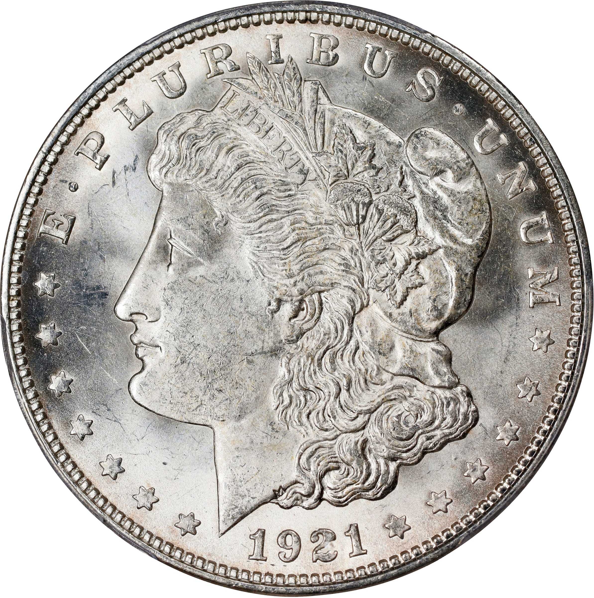 1921-D $1  Die Break E, VAM-1P MS thumbnail 5
