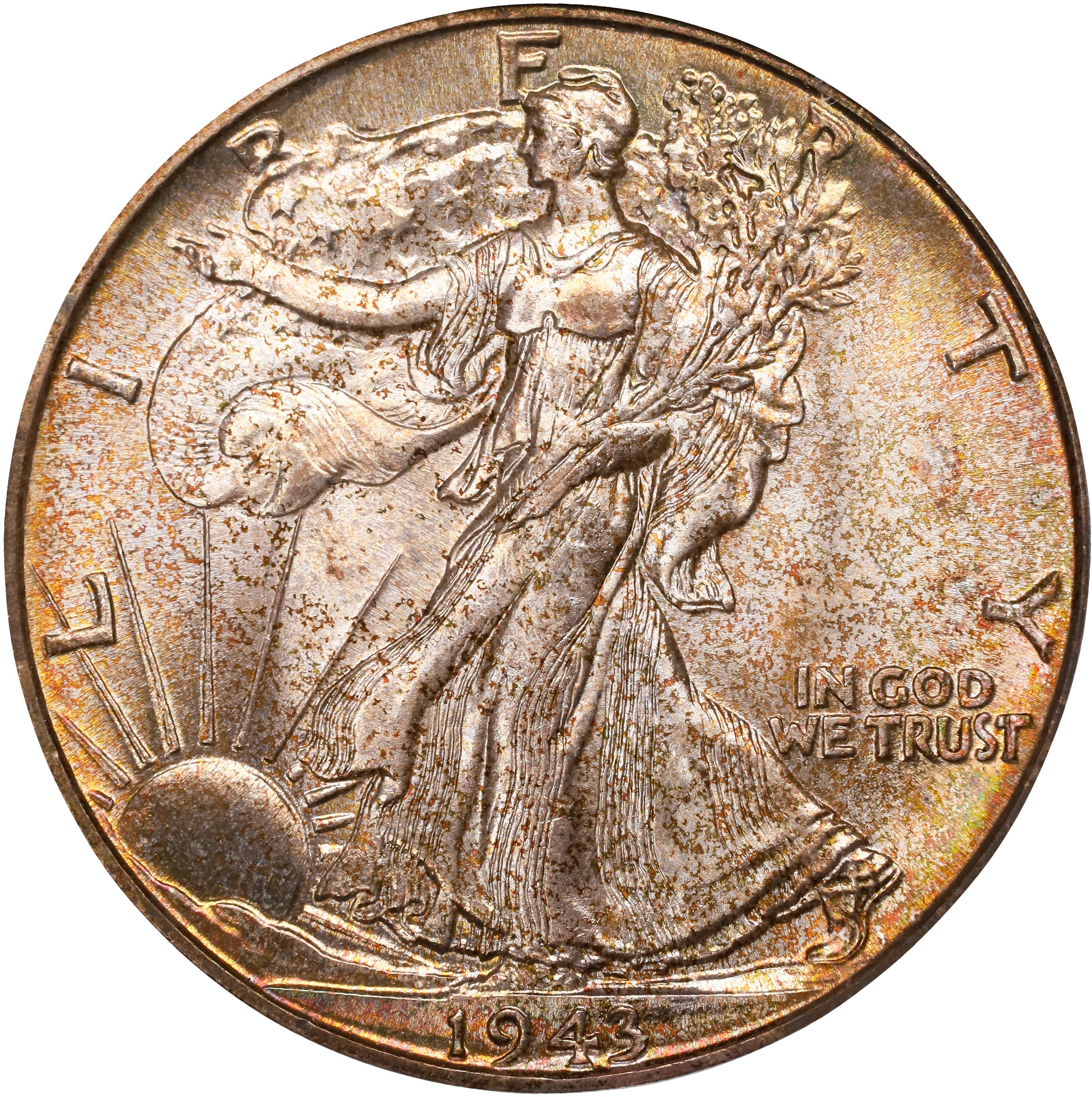 1943 50c G6 CAC thumbnail 5