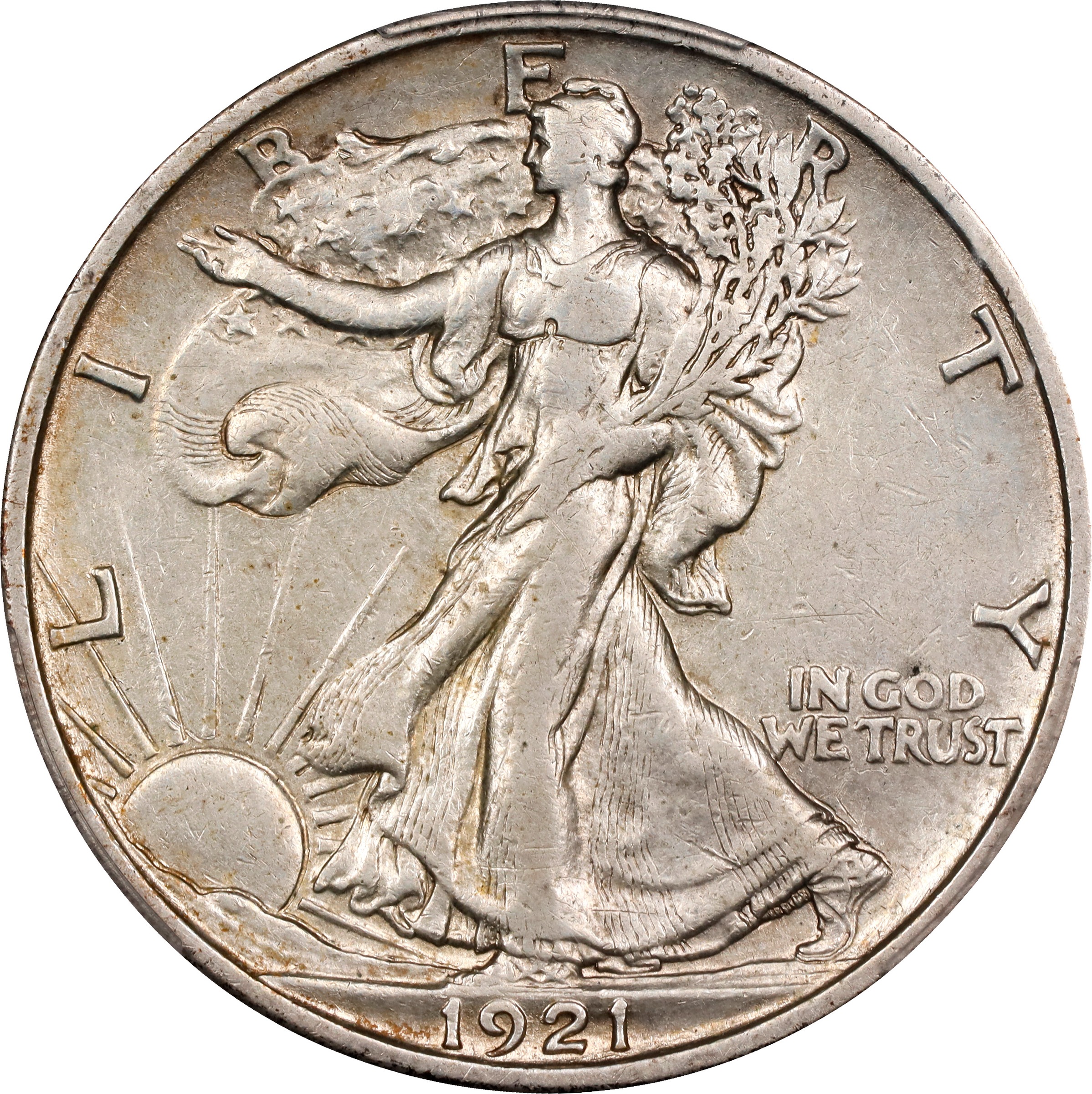 1921 50c MS64 CAC thumbnail 5