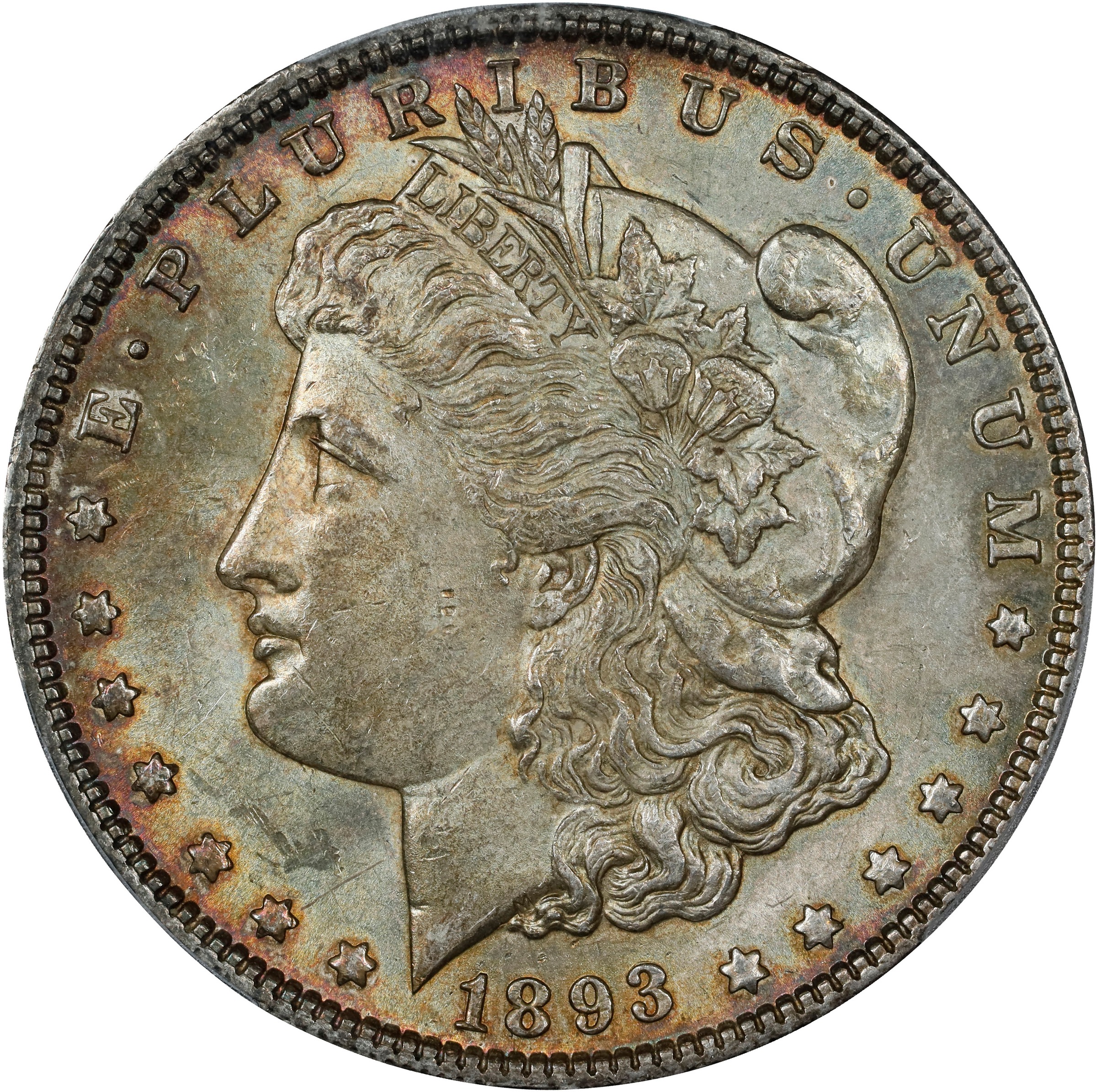 1893 $1 MS64 CAC thumbnail 5