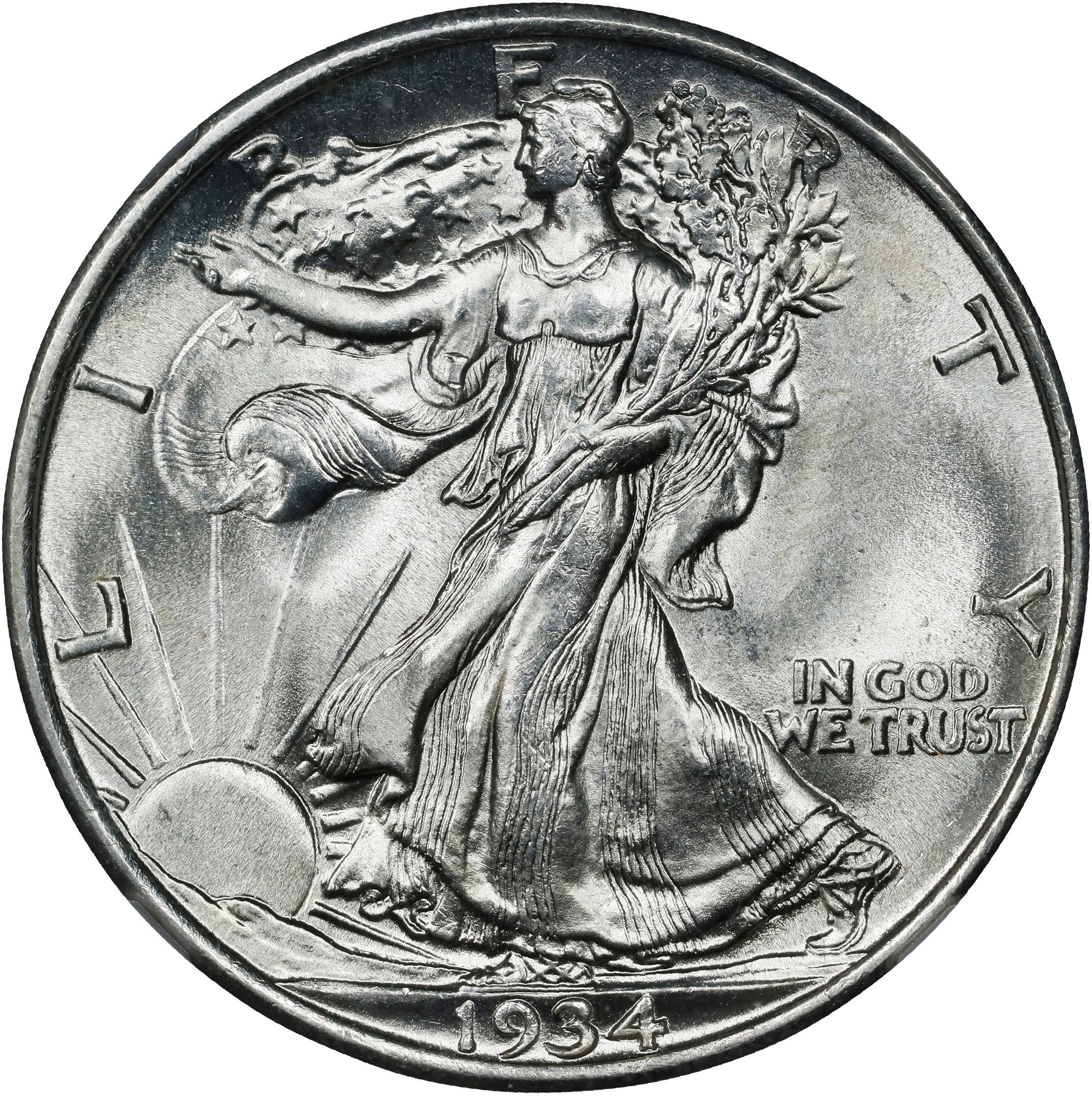 1934 50c MS66 CAC thumbnail 3