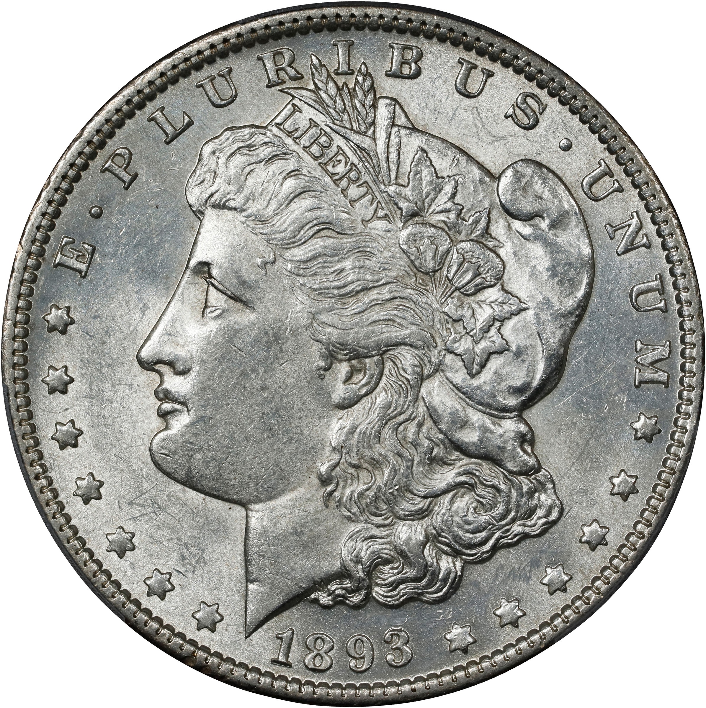 1893 $1 MS64 CAC thumbnail 6