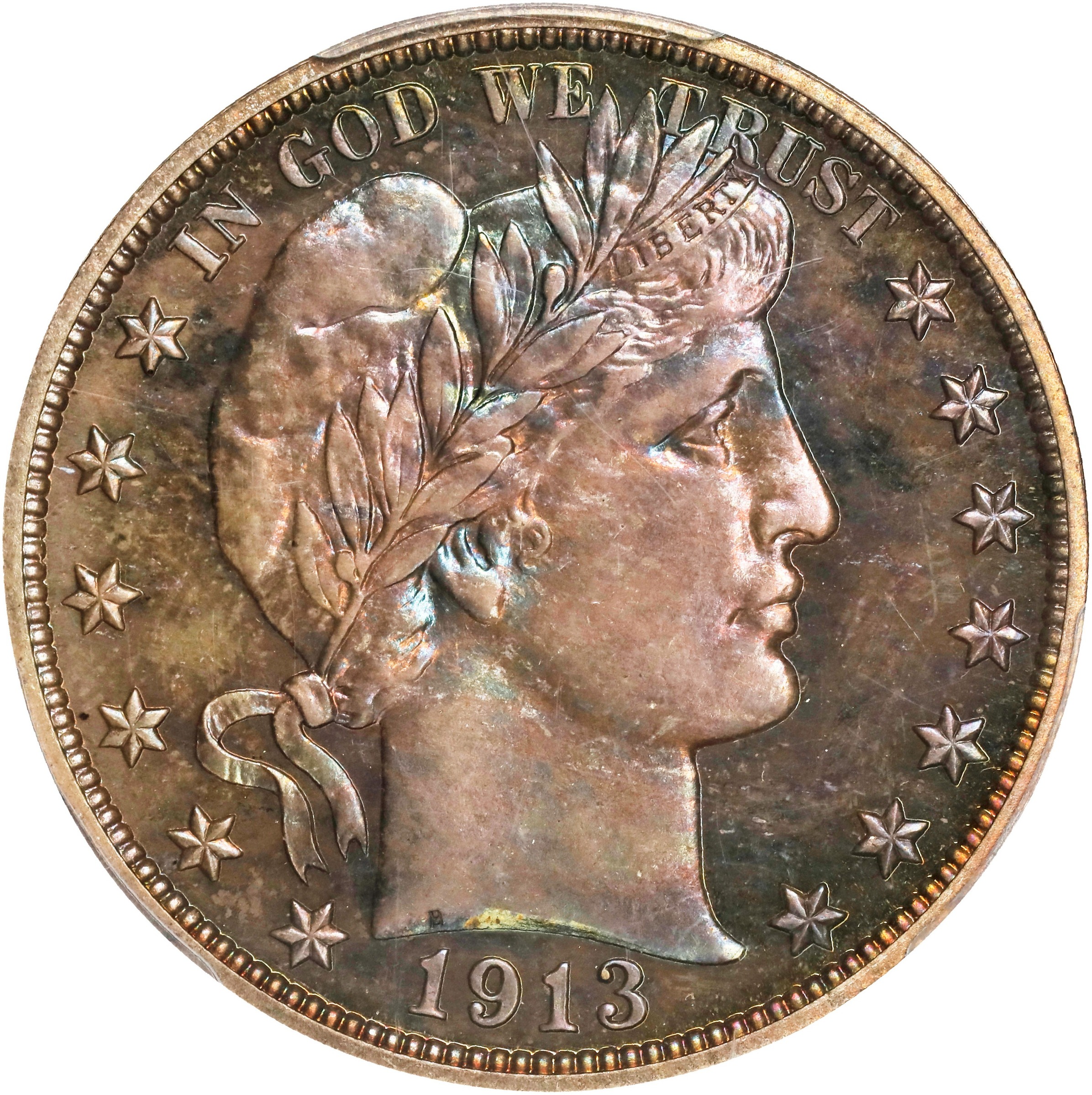 1913 50c PR63 CAC thumbnail 3
