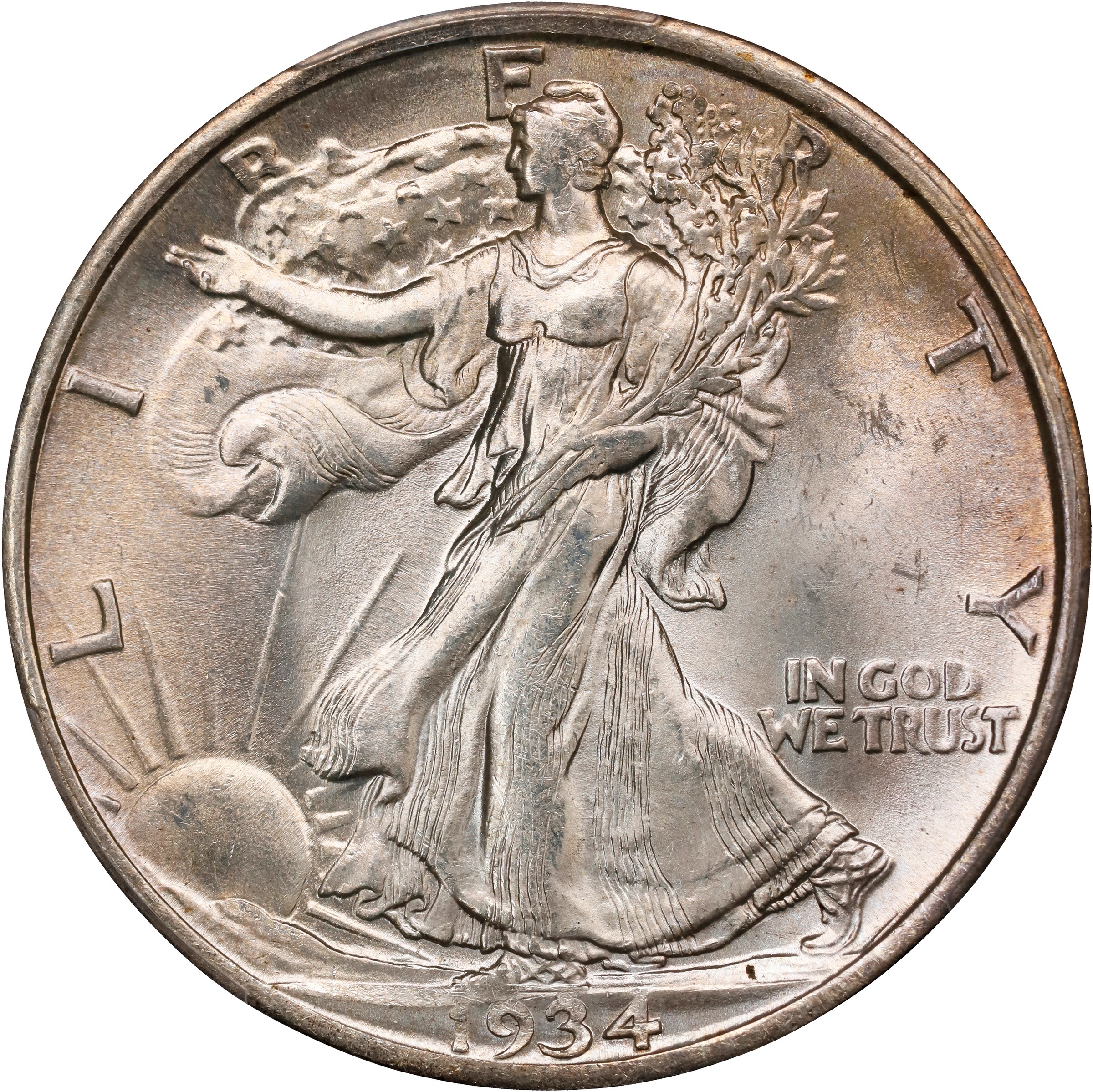 1934-D 50c VF25 CAC thumbnail 3