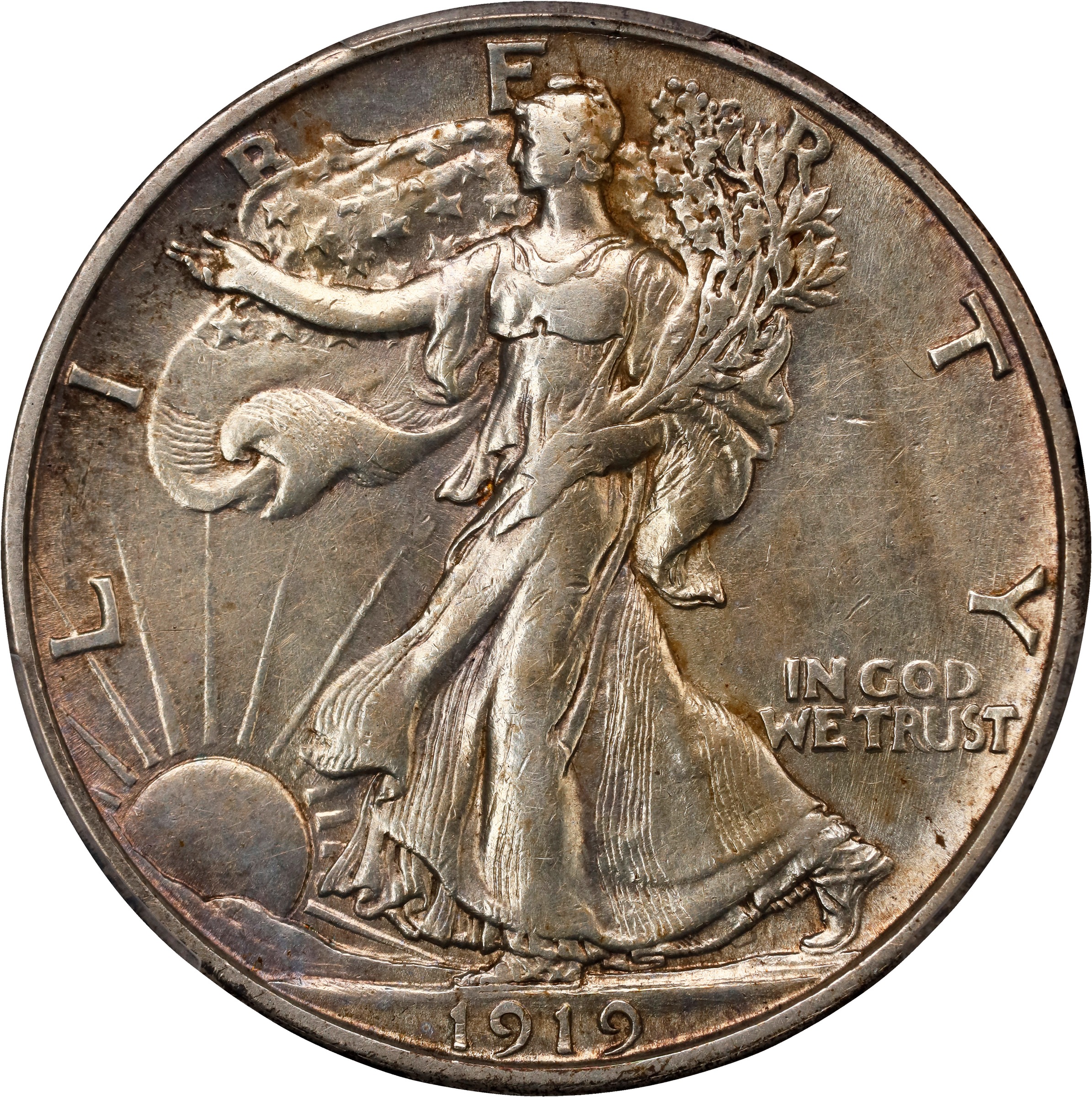 1919-S 50c G6 CAC thumbnail 3