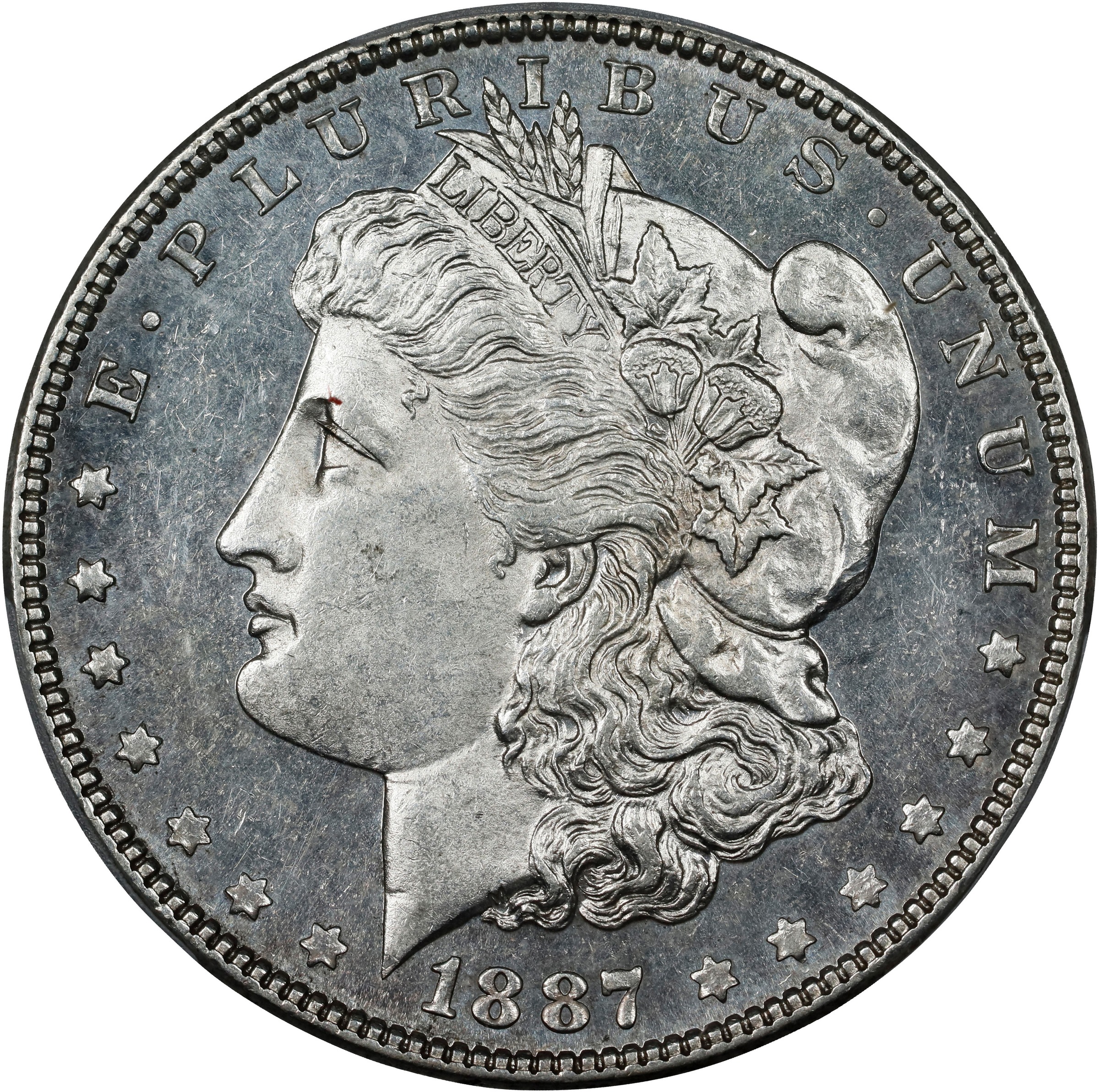 1887 $1  MS PL MS61 PL CAC thumbnail 3