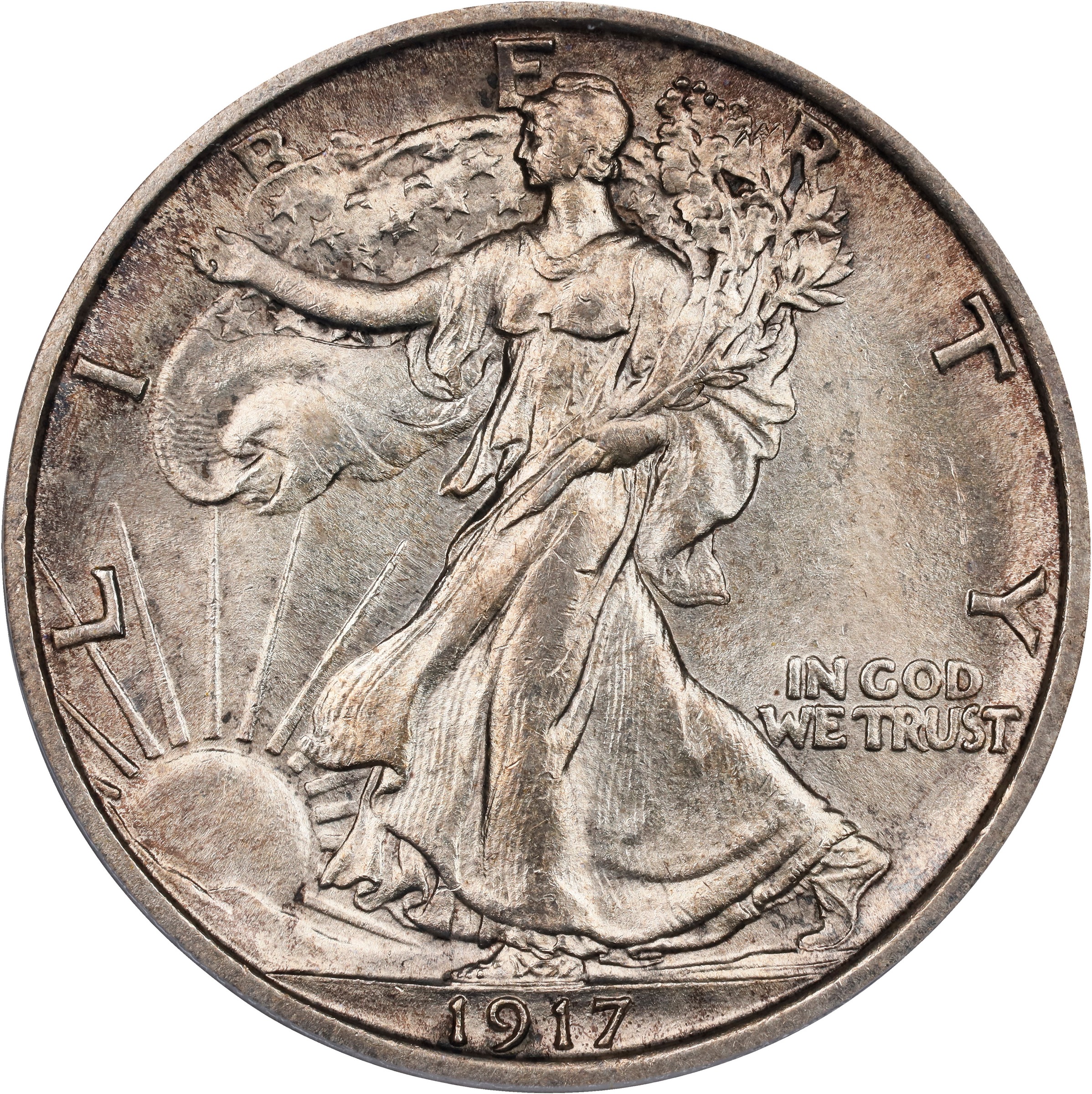 1917 50c VF30 CAC thumbnail 4