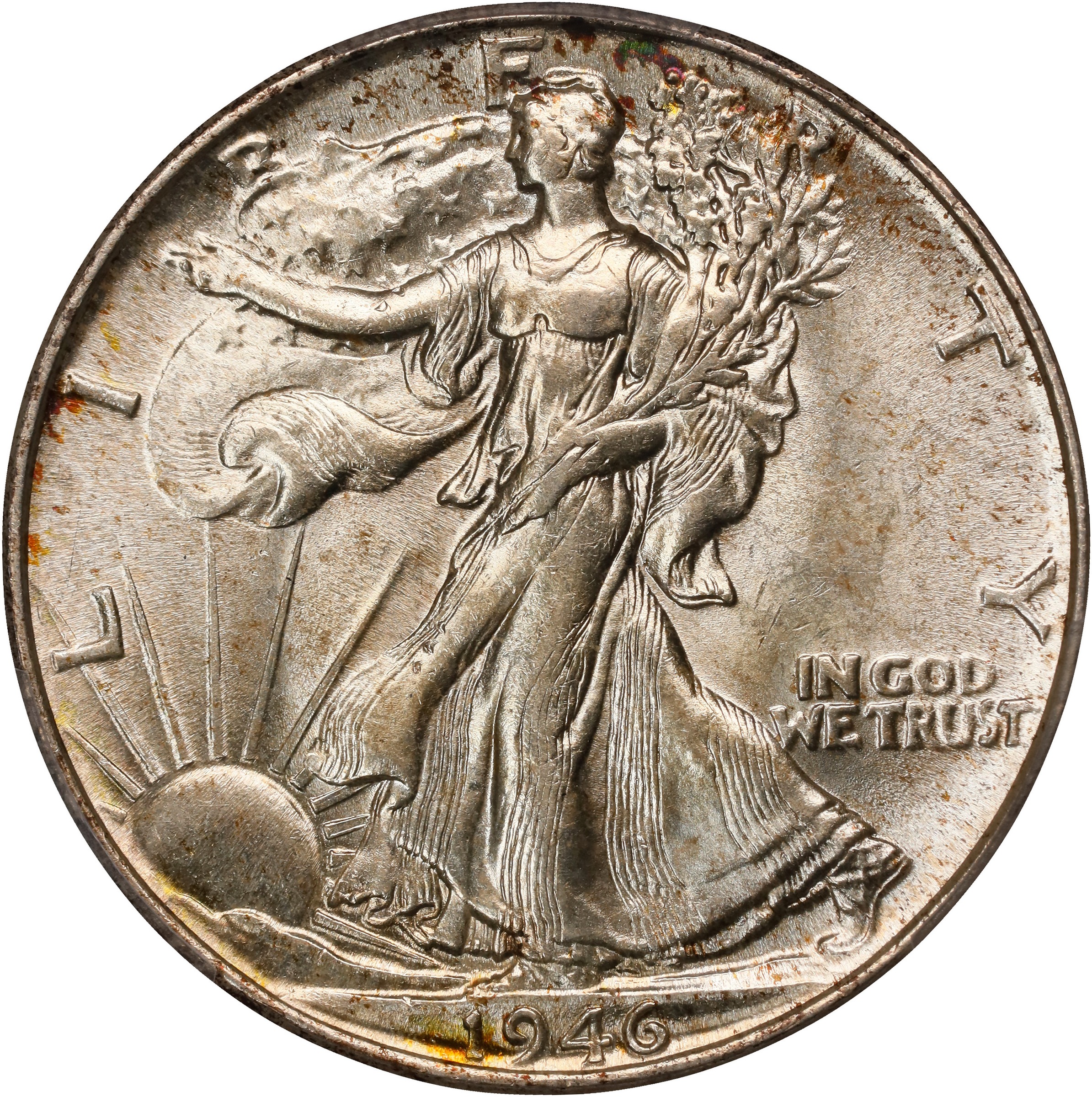 1946 50c MS66 CAC thumbnail 3